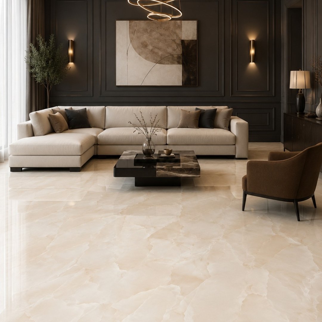 AL En Morgan Crema Marble & Stone - My Home Studio